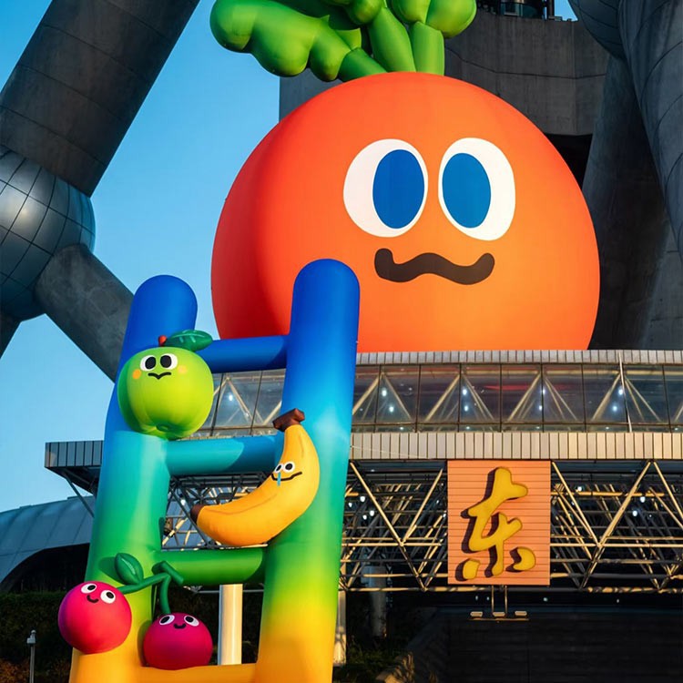 Inflatable Advertising Cute Cartoon Orange best