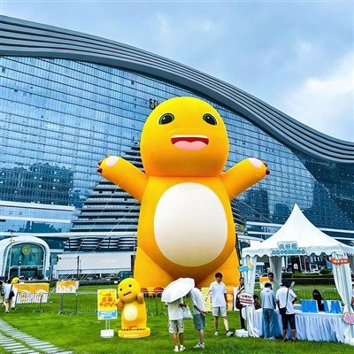 Φουσκωτό Διαφημιστικό Χαριτωμένο κινούμενο σχέδιο Little Dragon Man